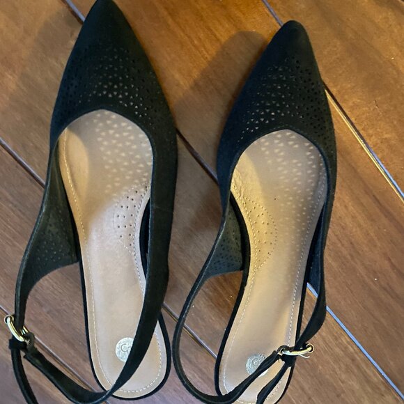 Dressbarn Holly Slingback Heels- Black (included in 5 clothing items for $15) - Picture 1 of 8